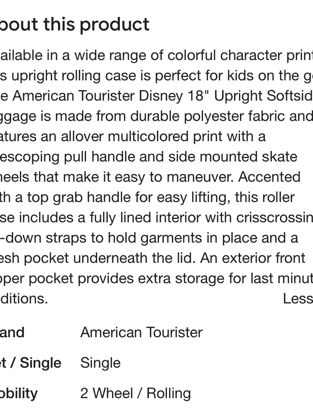 American Tourister Kids Luggage with Multicolor Character Print - Blue Base - Picture 6 of 6
